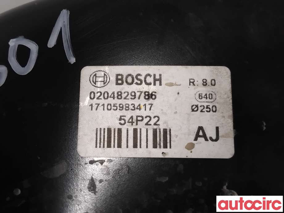 Bremsekraft-forsterker til Suzuki SX4 S-CROSS 2013-->> (Type II)  (SUZUKI|51300-61M00|0204829786|)