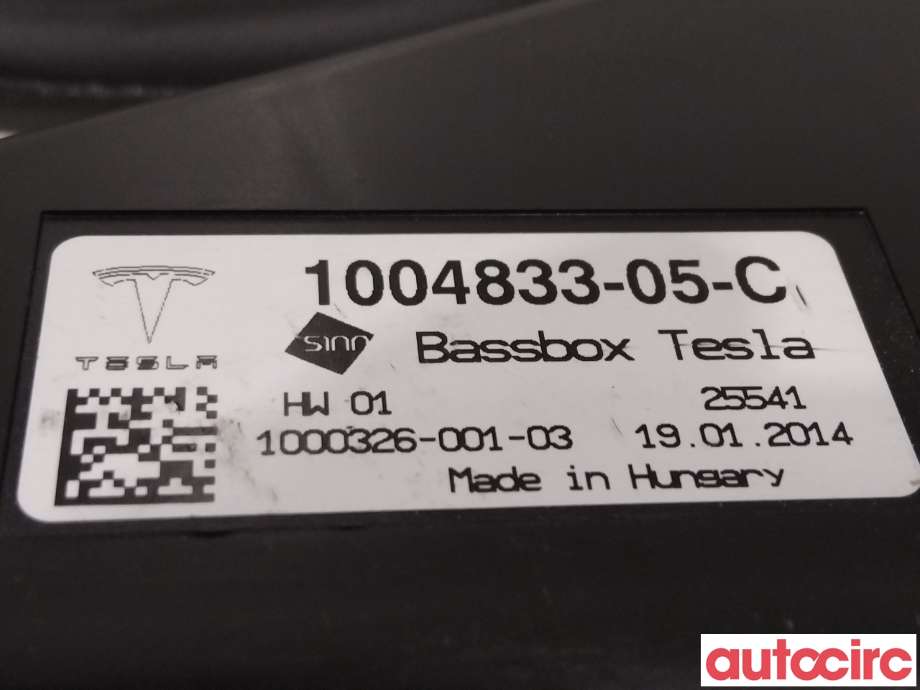 Bilstereo høyttaler til Tesla Model S 2013-2016 (Fase 1)  (TESLA|1004833-05-C)