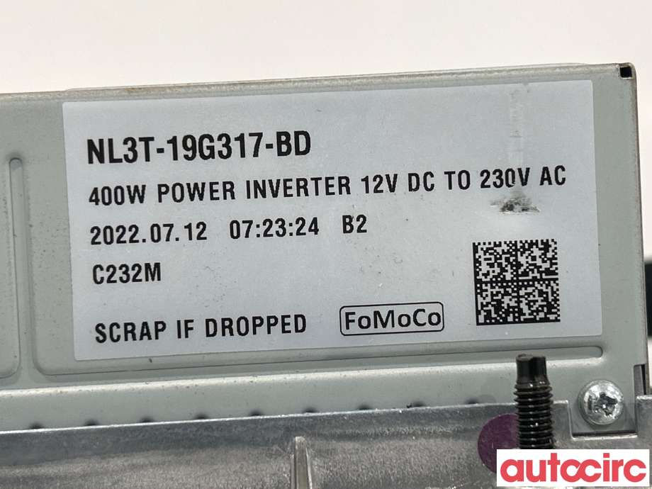 Inverter elbil til Ford Ranger / Ranger Raptor 2015-2022 (FORD|6477668|2572607|NL3T-19G317-BD)