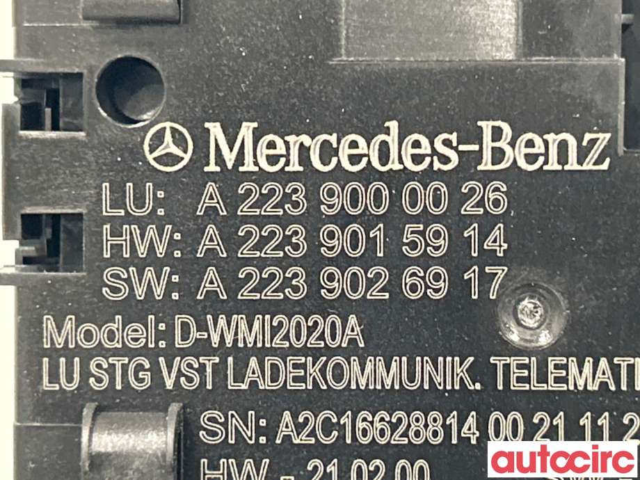 Diverse deler til Mercedes EQS 2021-->> (V297) (V297) (MERCEDES|A2239009237|A2239000026)