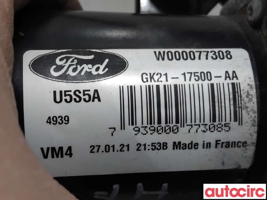 Viskermotor frontrute til Ford Transit Custom 2013-2023 (Type I) (FORD|2005582|W000077308|GK21-17500-AA)