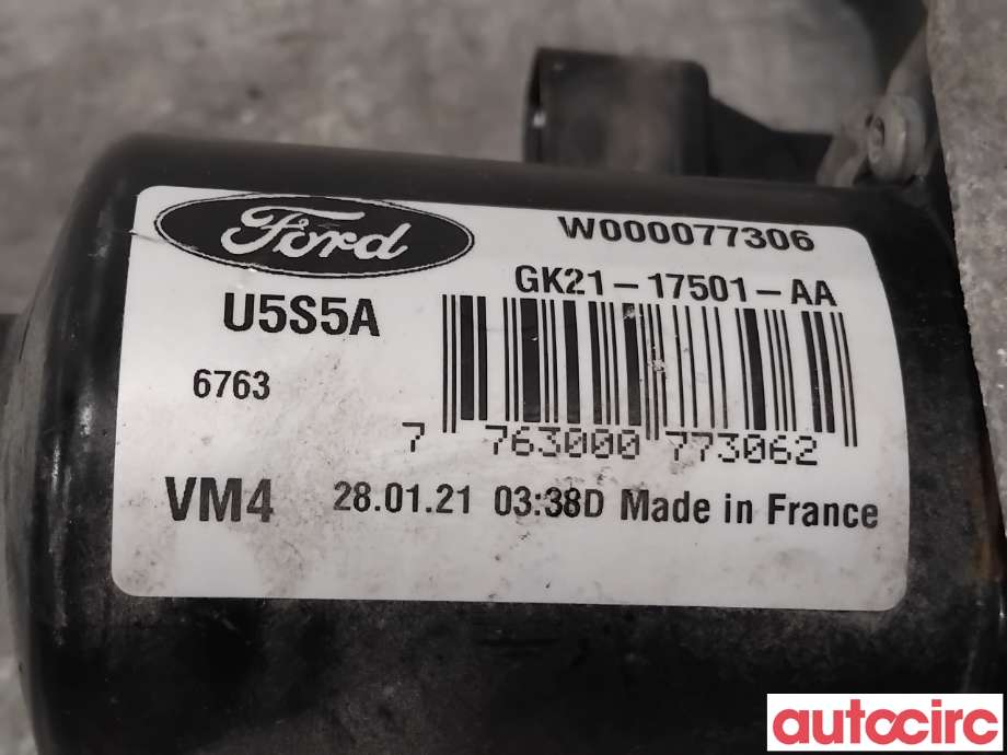 Viskermotor frontrute til Ford Transit Custom 2013-2023 (Type I) (FORD|2006324|W000077306|GK21-17501-AA)