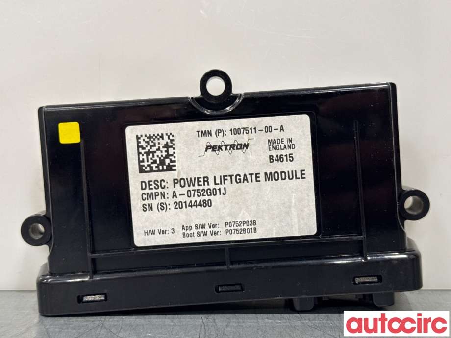 Styreenhet elektrisk bakluke til Tesla Model S 2016-2021 (Fase 2) (TESLA|1007511-00-A|A-0752G01J)