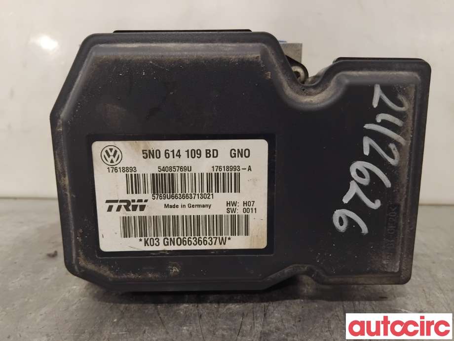 ABS sentral til VW Tiguan 2011-2016 (Type I, Fase 2)  (VOLKSWAGEN|5N0614109BK|54085769U|5N0614109CN)