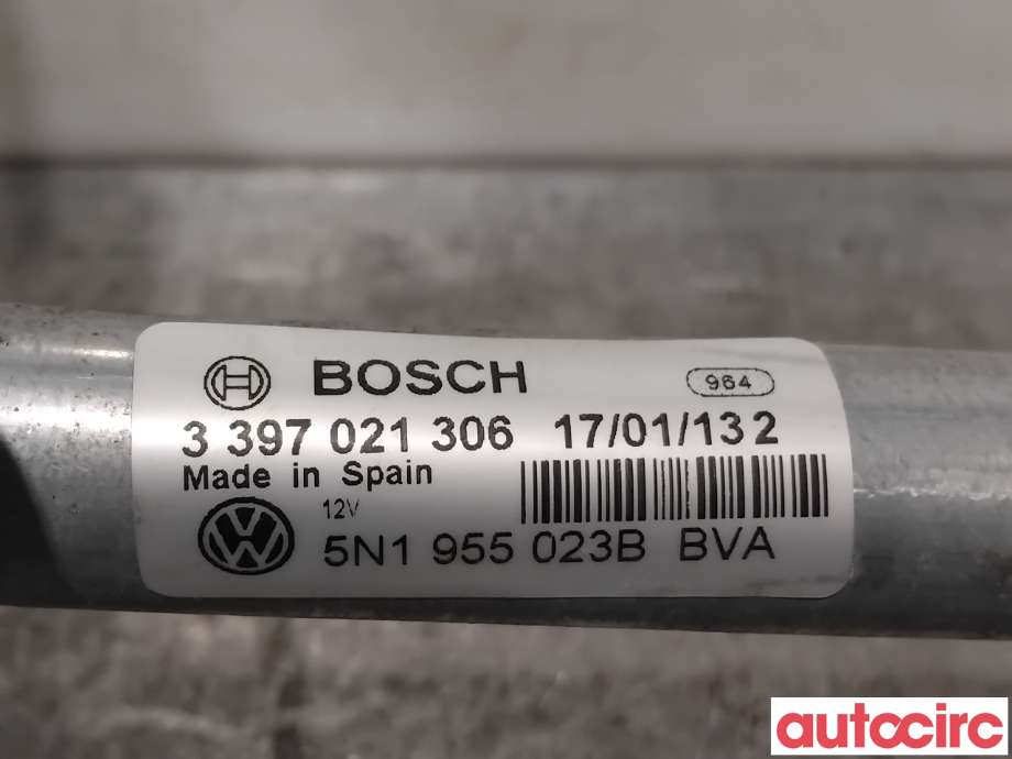 Viskermotor frontrute til VW Tiguan 2011-2016 (Type I, Fase 2) (VOLKSWAGEN|5N1955023D|1397220643|5N1955023F)