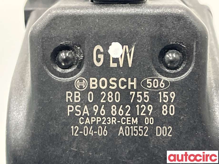Pedal gass til Peugeot 508 2011-2014 (Type I, Fase 1) (PEUGEOT|1601EP|9686212980)