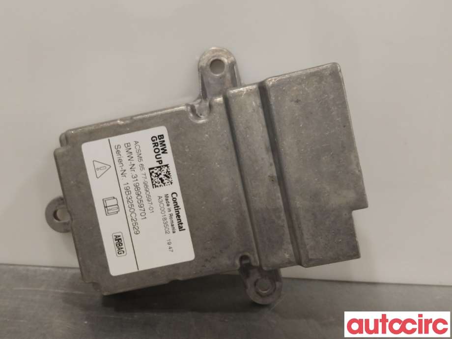 Airbag elektronikk til BMW 5-Serie, 2017-->> (G30/G31) (G30/G31) (BMW|65779890597)
