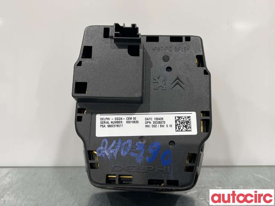Bryter diverse til Peugeot 508 2011-2014 (Type I, Fase 1) (PEUGEOT|98023785ZD|9802378577)