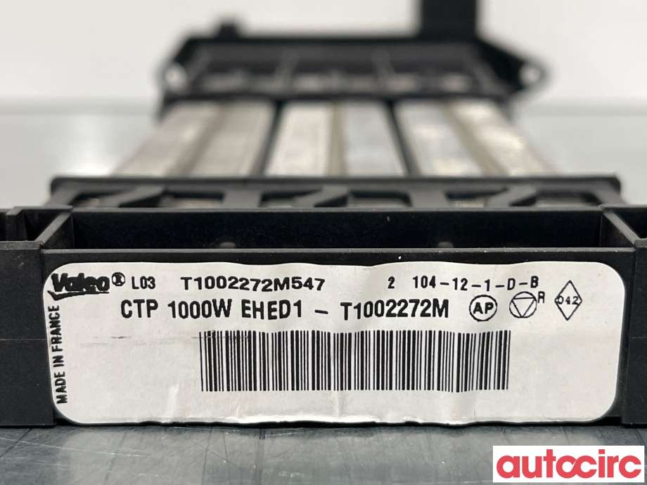 Varmeapparat register til Peugeot 508 2011-2014 (Type I, Fase 1)  (PEUGEOT|6436P9|)