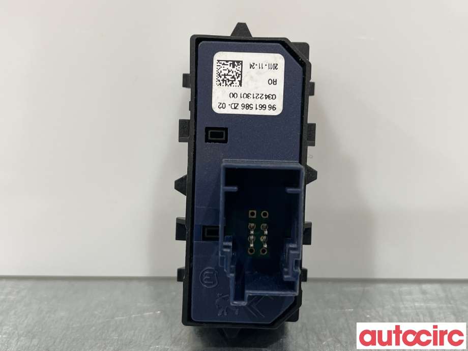 Bryter lys til Peugeot 508 2011-2014 (Type I, Fase 1) (PEUGEOT|6490TH|96661586ZD)