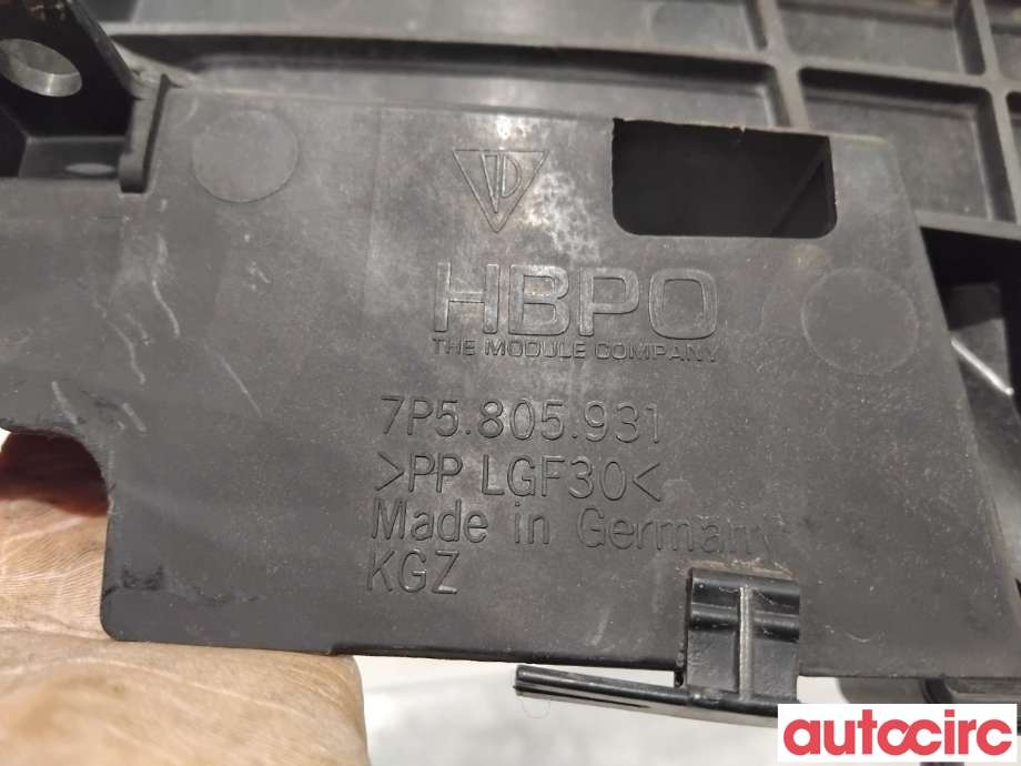 Frontplate øvre til Porsche Cayenne 2010-2017 (92A) (92A) (PORSCHE|95850473100||7P585931)
