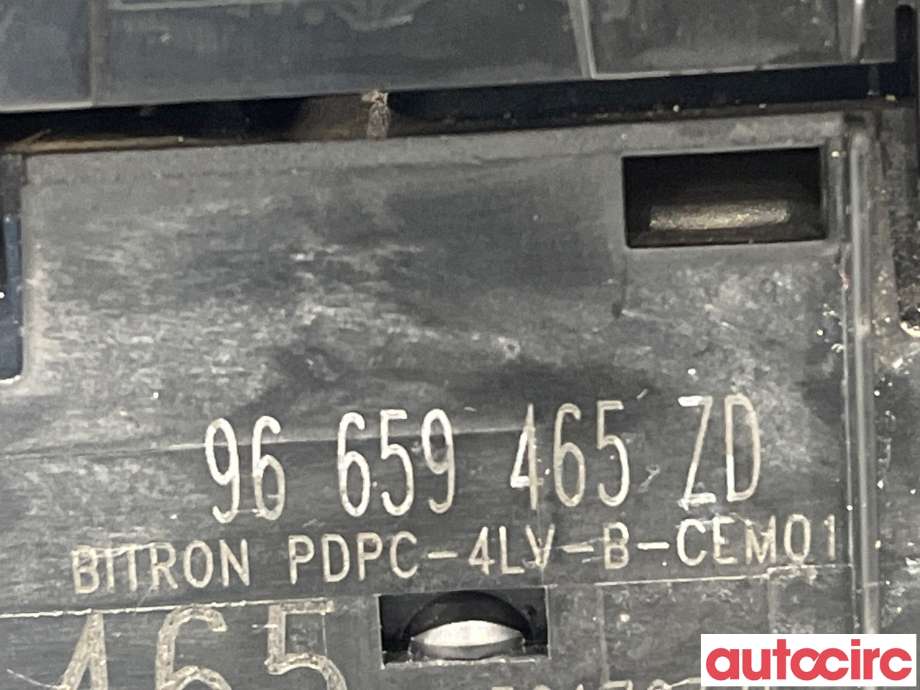 Bryter ruteheis til Peugeot 508 2011-2014 (Type I, Fase 1)  (PEUGEOT|6490NR|96639465ZD)