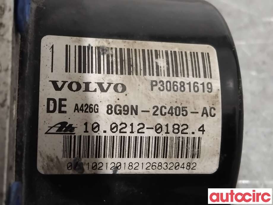ABS sentral til Volvo V70 2007-2013 (Type III, Fase 1) (VOLVO|31329140|100212-01824|30681619)
