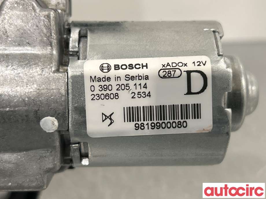 Viskermotor bakrute til Opel Mokka E 2020-->> (Type II) (OPEL|9819900080)