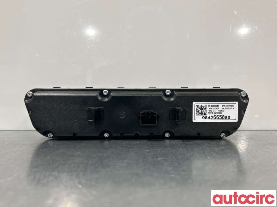Varmeapparat betjening til Opel Mokka E 2020-->> (Type II)  (OPEL|9842665880)