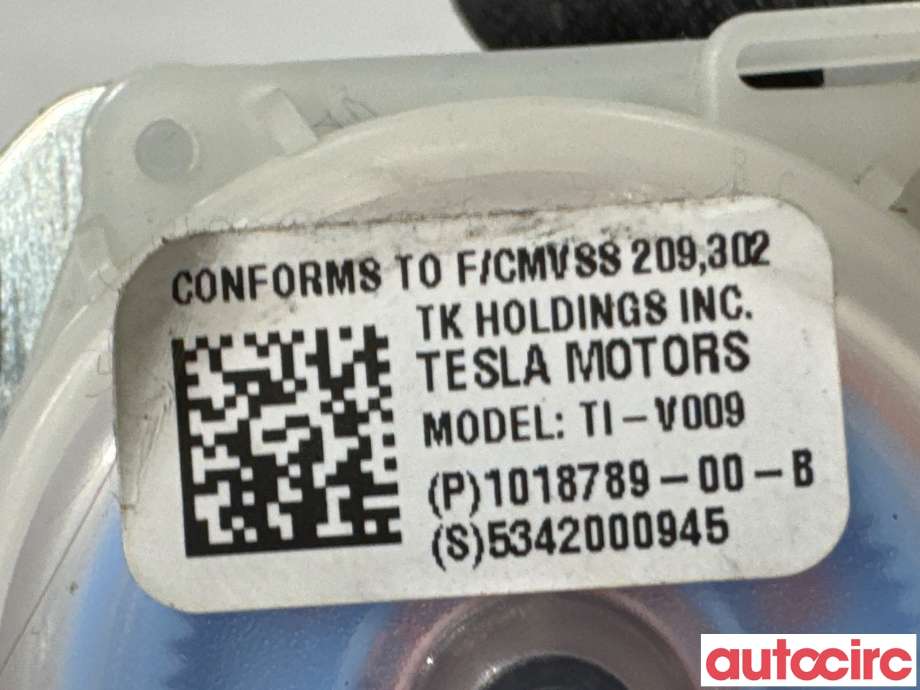Sikkerhetsbelte bak høyre til Tesla Model S 2016-2021 (Fase 2) (TESLA|1018789-00-B|)