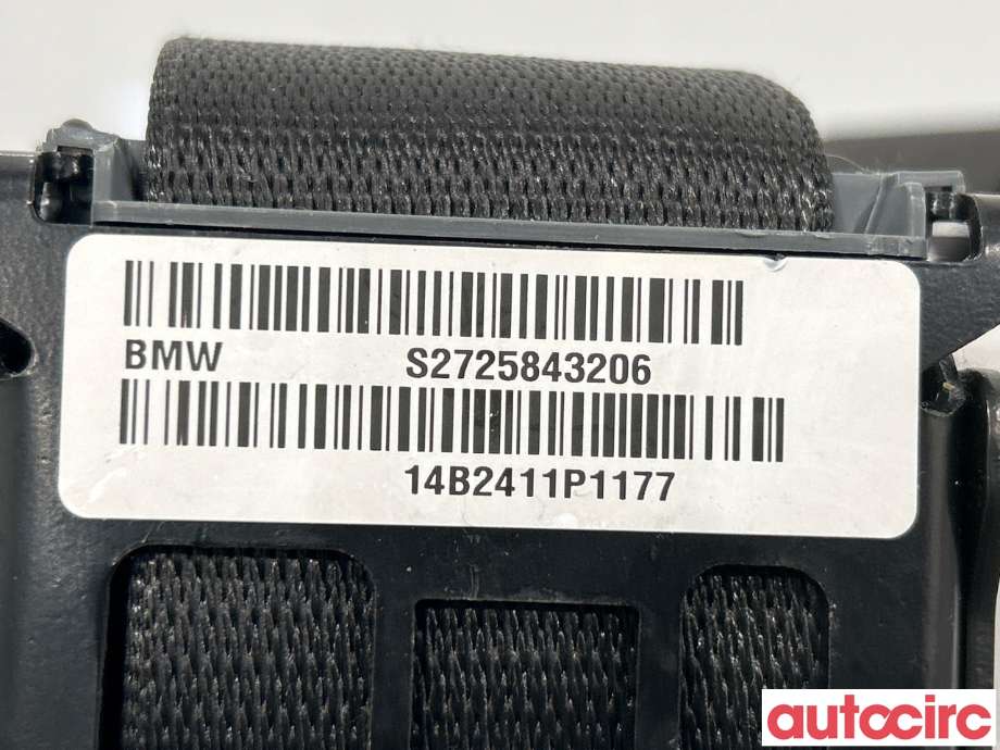 Sikkerhetsbelte foran høyre til BMW X3 2010-2017 (F25) (F25) (BMW|72117258432|7258432)