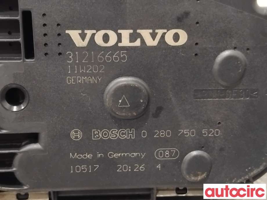Spjeldhus til Volvo S40 2008-2012 (Type II, Fase 2) (VOLVO|31216665|0280750520)
