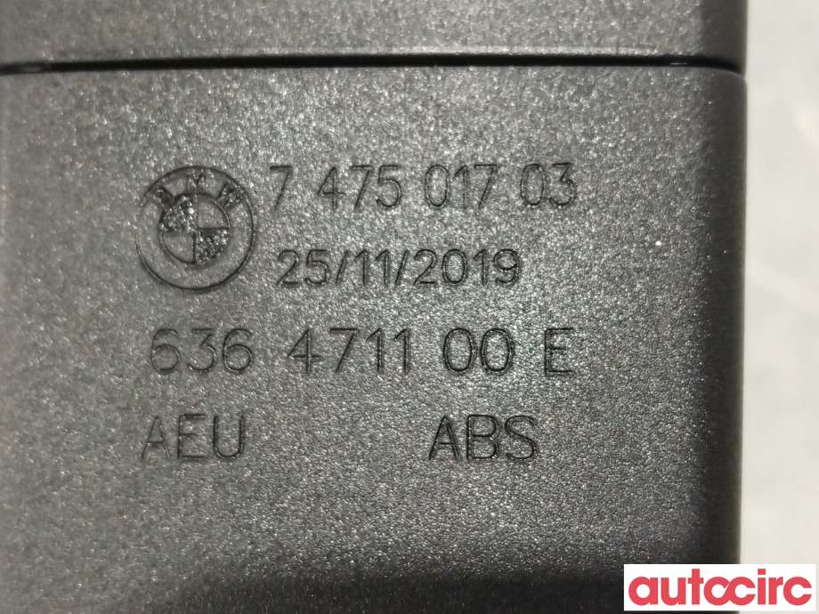 Sikkerhetsbeltelås baksete til BMW 5-Serie 2017-->> (G30/G31) (G30/G31) (BMW|72117475017|7475017)