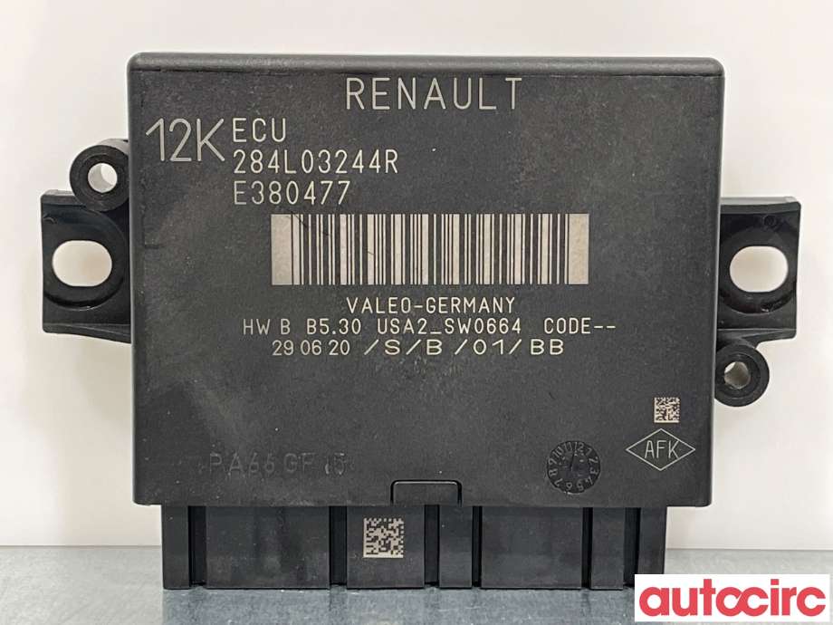 Styreenhet parkering til Renault Zoe 2013-2019 (Fase 1) (RENAULT|284L08347R|284L03244R)