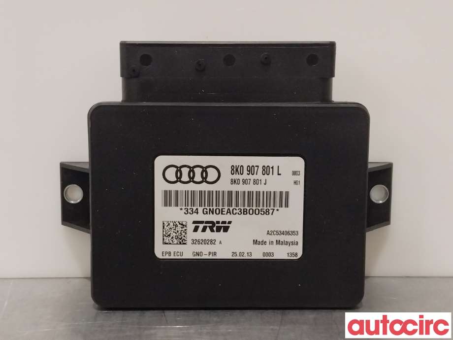 Styreenhet elektrisk parkbrems (EPB - Electric Parking Brake) til Audi A5 2007-2016 (Type I) (AUDI|8K0907801L|A2C53406353)