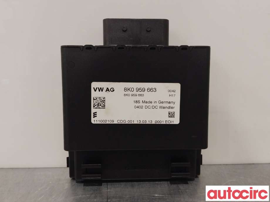 Styreenhet diverse til Audi A5 2007-2016 (Type I) (AUDI|8K0959663D|8K0959663)