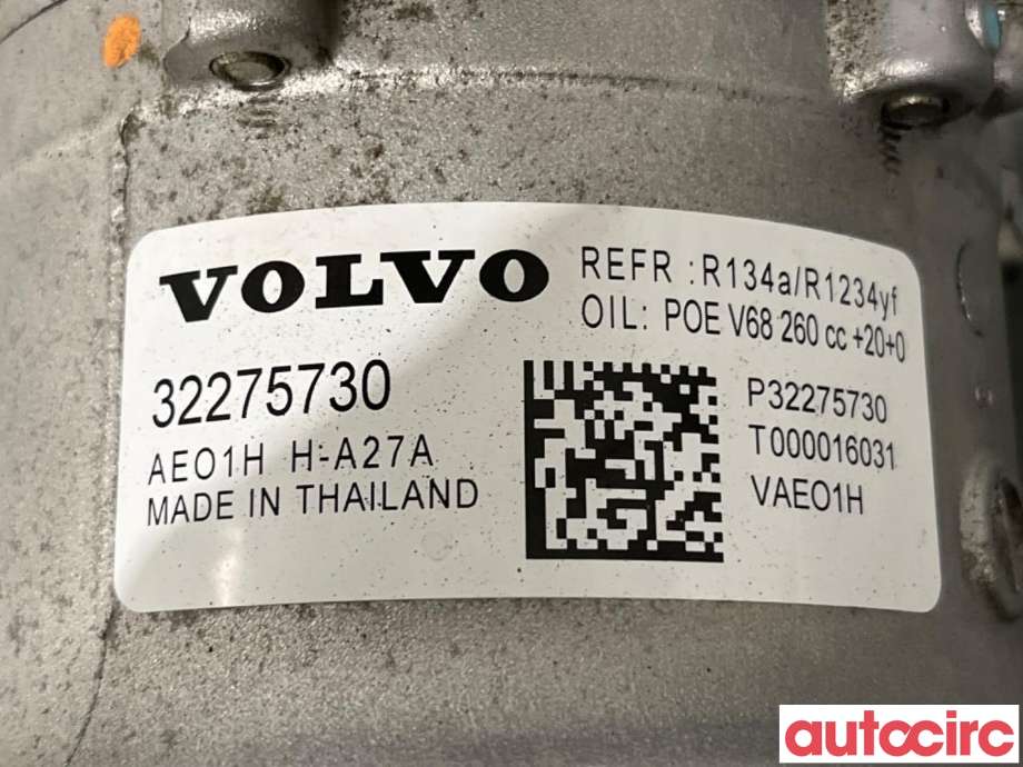 Aircondition kompressor til Volvo XC40 2018-2024  (VOLVO|36011733||32275730)