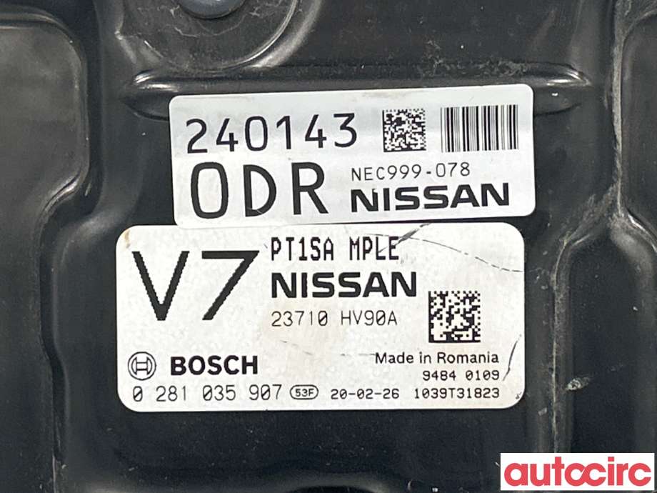 Styreenhet motor til Nissan Qashqai 2014-2021 (Type II)  (NISSAN|23710HV90A)