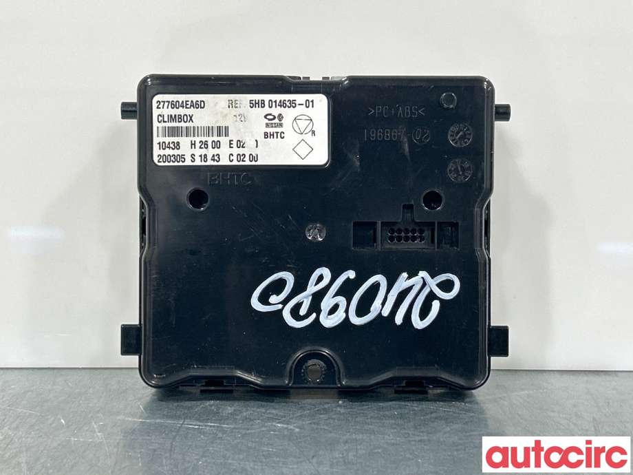 Styreenhet klima/aircondition til Nissan Qashqai, 2014-2021 (Type II)  (NISSAN|277604EA6D)