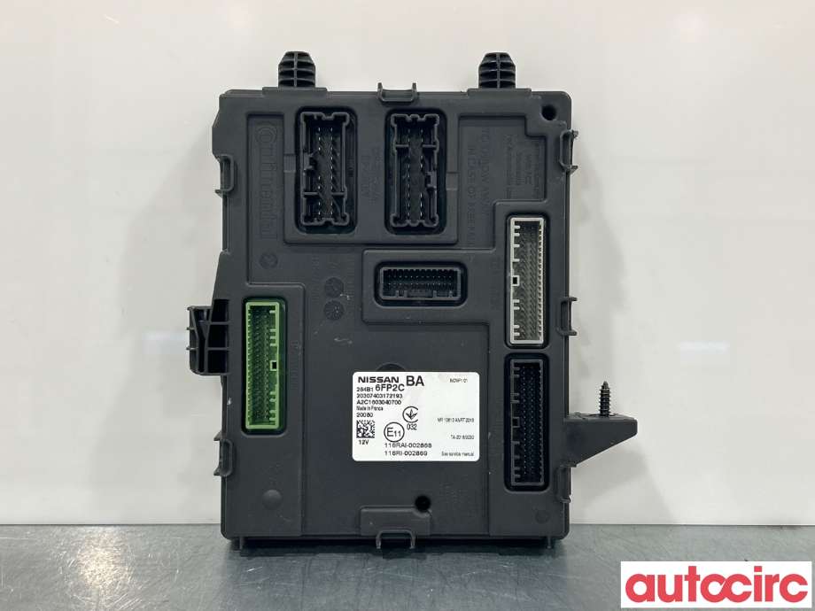 Styreenhet comfort (BCM) til Nissan Qashqai 2014-2021 (Type II) (NISSAN|284B16FP2C)