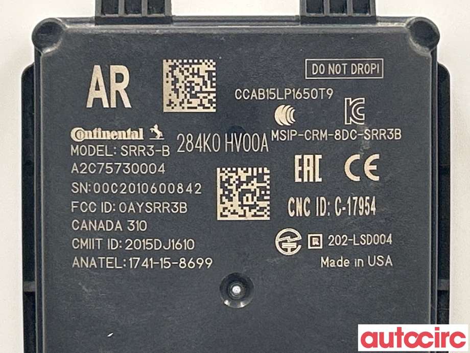 Sensor radar til Nissan Qashqai 2014-2021 (Type II)  (NISSAN|284K0HV00A)