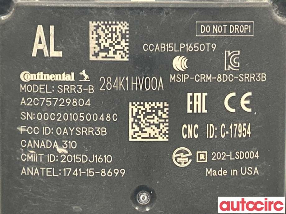 Sensor radar til Nissan Qashqai 2014-2021 (Type II)  (NISSAN|284K1HV00A)