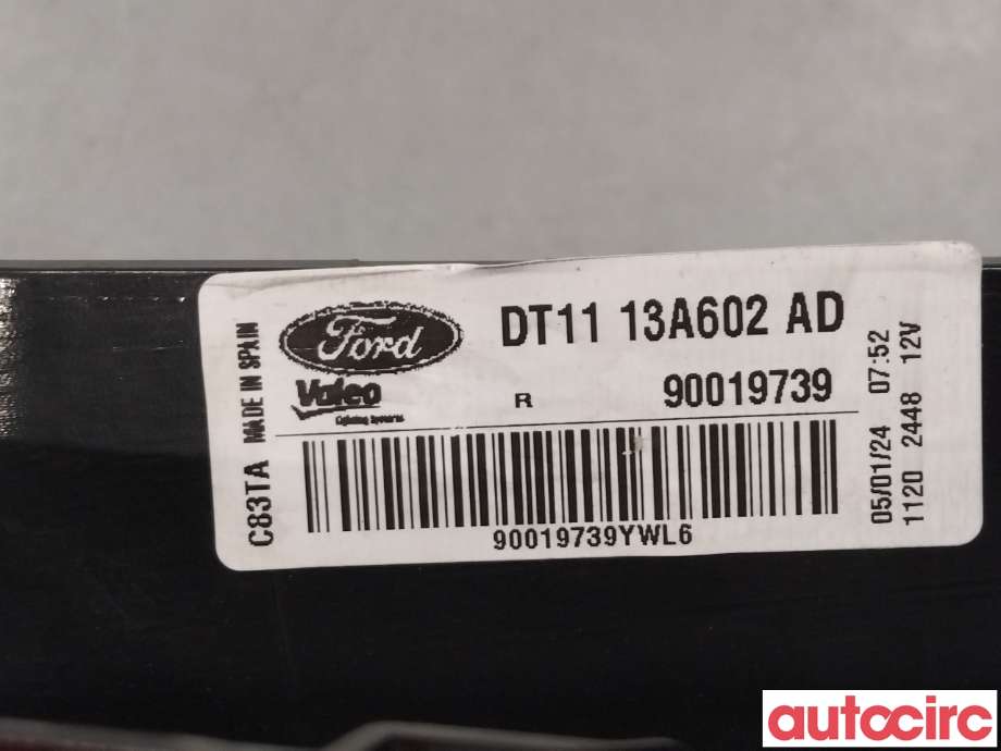 Baklykt høyre indre til Ford Transit Connect 2018-->> Type II, Fase 2  (FORD|2306897|DT11-13A602-AD)