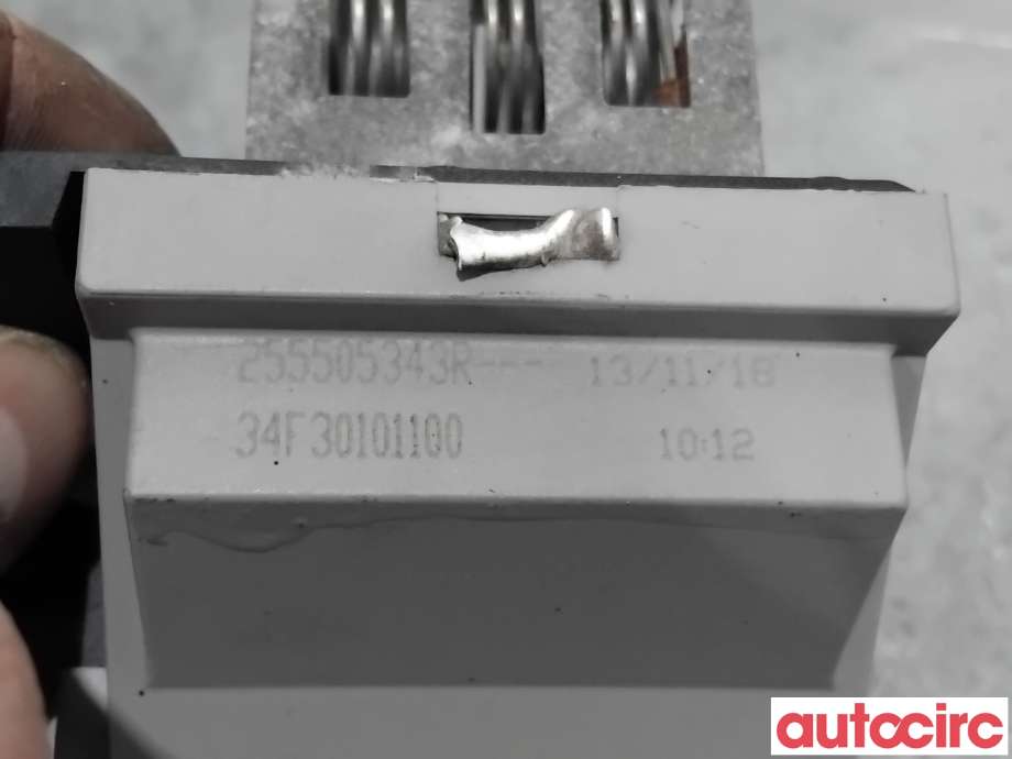 Rele kjølevifte til Renault Clio 2012-2016 (Type IV, Fase 1)  (RENAULT|255509263R|34F30101100|255505343R)