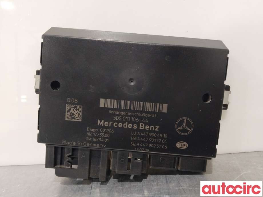 Styreenhet hengerfeste til Mercedes Vito 2014-->> (W447) (W447) (MERCEDES|A4479004910)