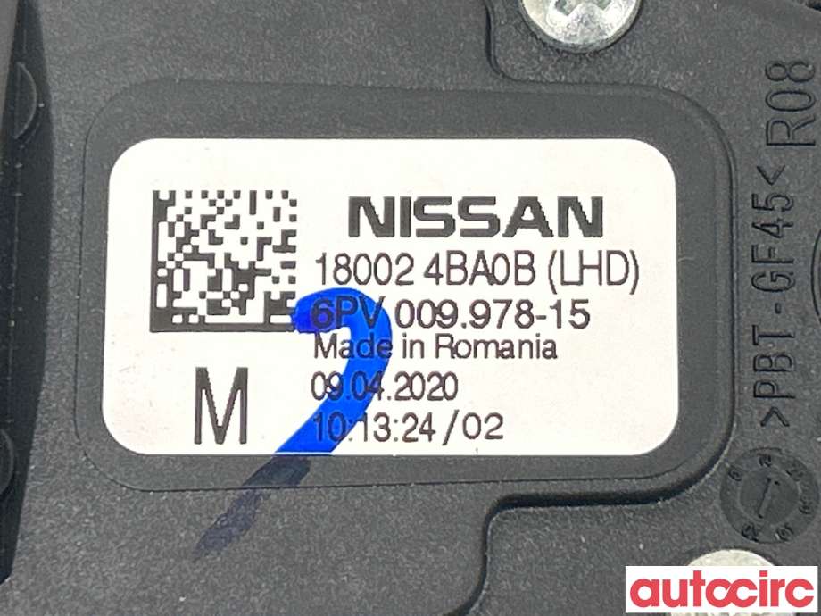 Pedal gass til Nissan Qashqai 2014-2021 (Type II)  (NISSAN|180024BA1B|180024BA0B)