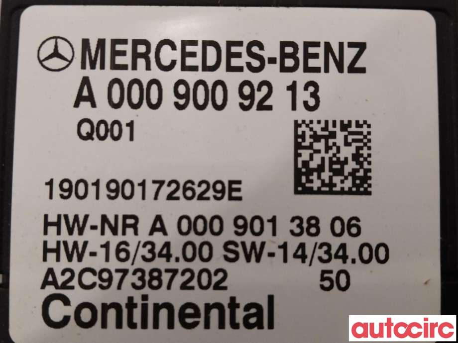 Styreenhet drivstoffpumpe til Mercedes Vito 2014-->> (W447) (W447) (MERCEDES|A0009009213)