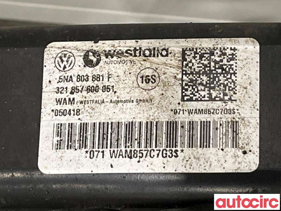 Hengerfeste til VW Tiguan 2016-2020 (Type II, Fase 1)  (VOLKSWAGEN|5NA803881P|5NA803881F|321857)