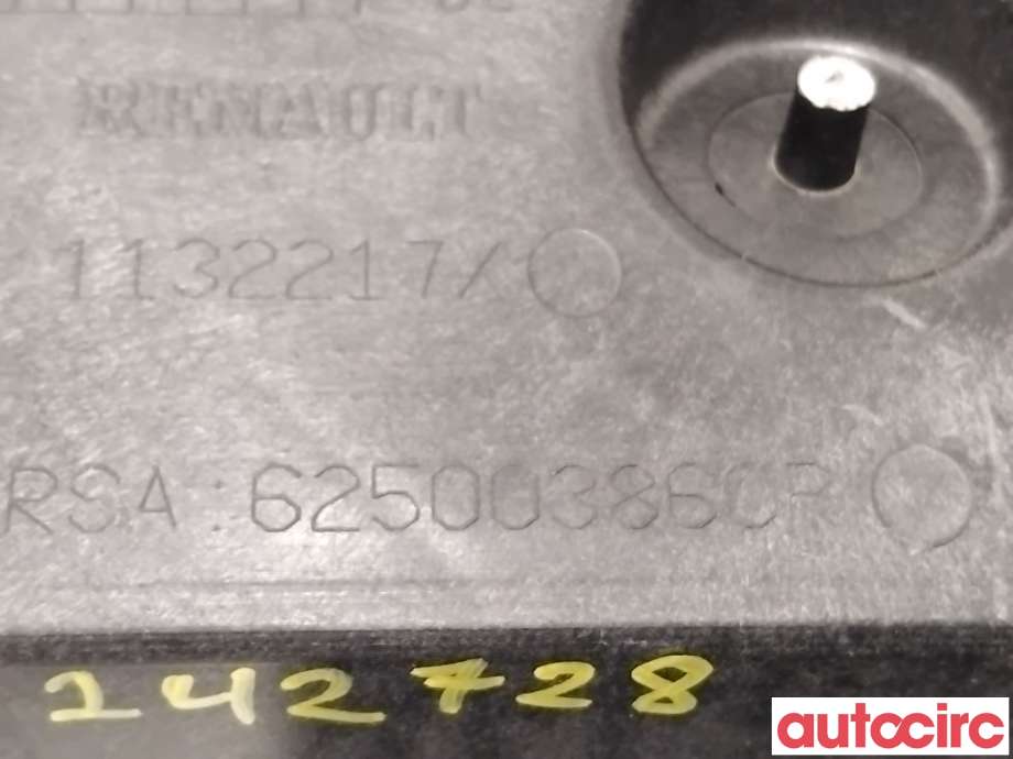 Frontplate øvre til Renault Clio 2012-2016 (Type IV, Fase 1)  (RENAULT|625003860R|)