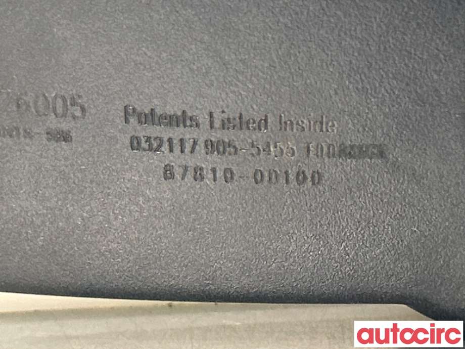 Speil innvendig til Toyota Yaris 2014-2020 (Type III, Fase 2)  (TOYOTA|878100D100)