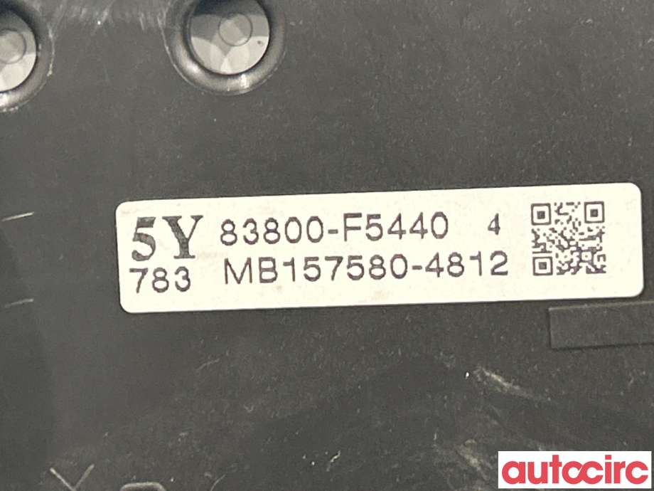 Instrumentpanel til Toyota Yaris 2014-2020 (Type III, Fase 2) (TOYOTA|83800F5440)