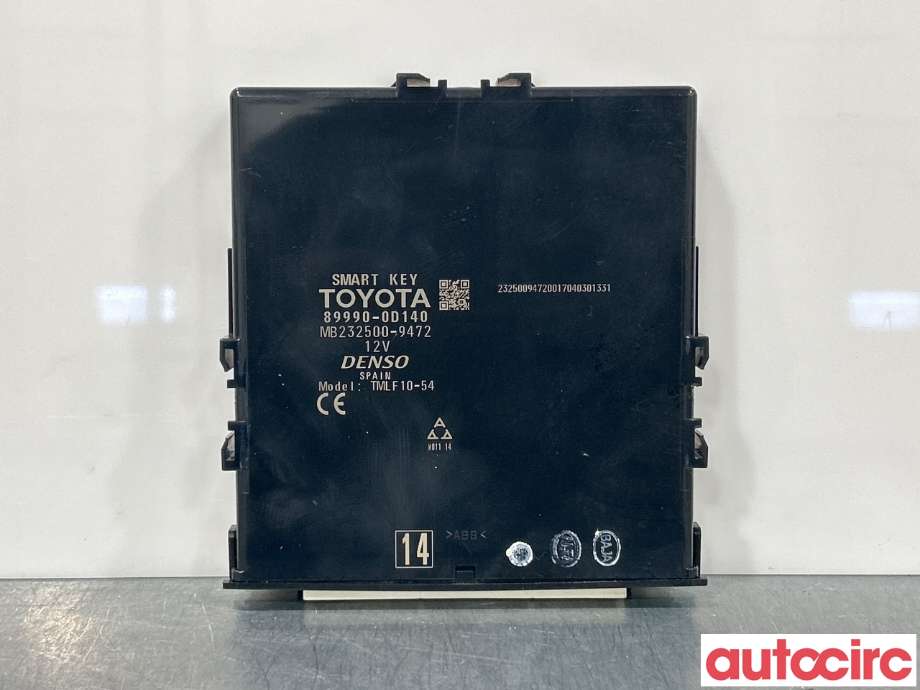 Styreenhet nøkkelfri/keyless til Toyota Yaris, 2014-2020 (Type III, Fase 2)  (TOYOTA|899900D140)