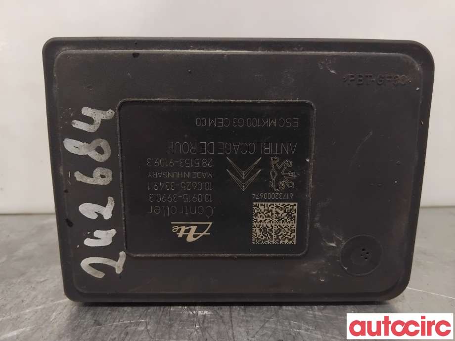 ABS sentral til Peugeot 2008 2013-2019 (Type I) (PEUGEOT|1617387780|100915-39903|9817961380)