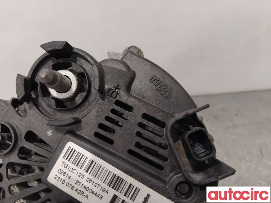 Dynamo til Renault Clio 2012-2016 (Type IV, Fase 1)  (RENAULT|231000643R|TG12C125|231007842R)
