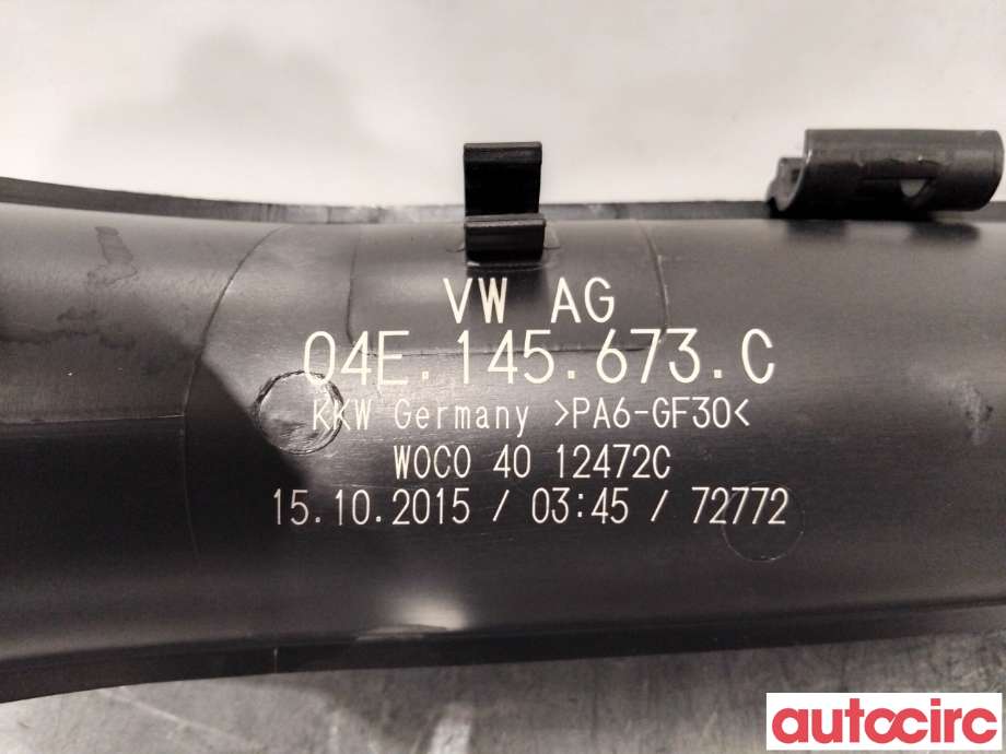 Turbo rør til Audi A3 2012-2016 (Type III, Fase 1)  (AUDI|04E145673C|)