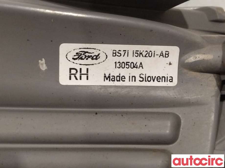 Tåkelykt høyre foran til Ford Mondeo 2011-2014 (Type IV, Fase 2)  (FORD|1731475|130504A|BS71-15K201-AB)