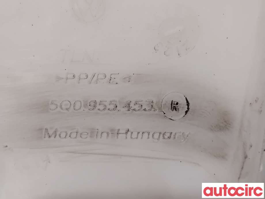 Spylertank til Audi A3 2012-2016 (Type III, Fase 1) (AUDI|5Q0955453R|)