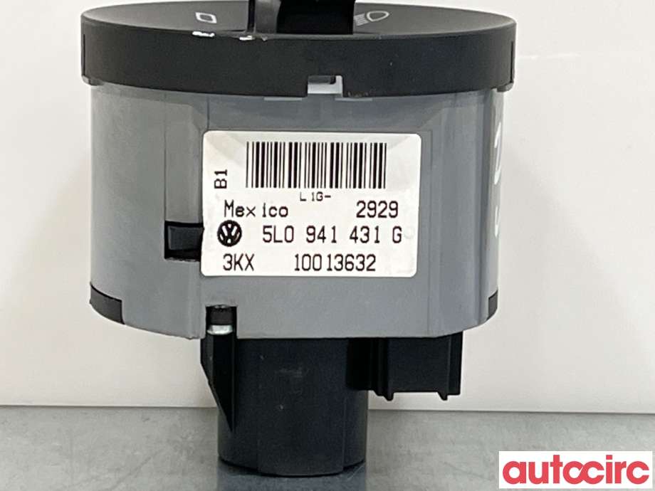 Bryter lys til Škoda Yeti 2009-2013 (Fase 1)  (SKODA|5L0941431G)