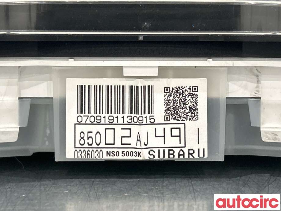 Instrumentpanel til Subaru Outback 2009-2014 (Type IV)  (SUBARU|85057AJ010|8502AJ49)