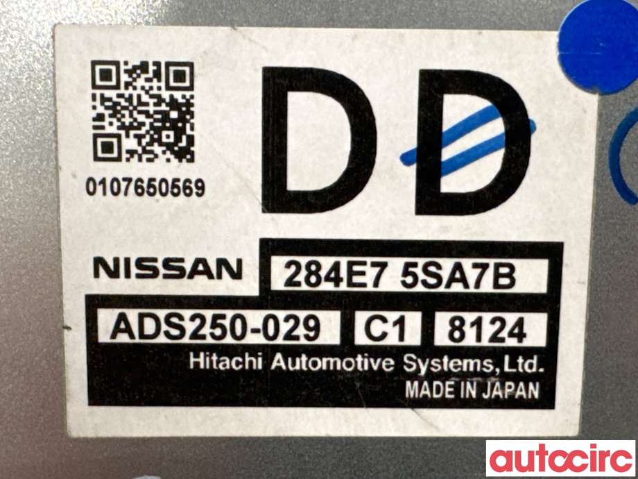Styreenhet diverse til Nissan Leaf 2018-->> (Type II) (NISSAN|284E75SA7B|ADS250-029)
